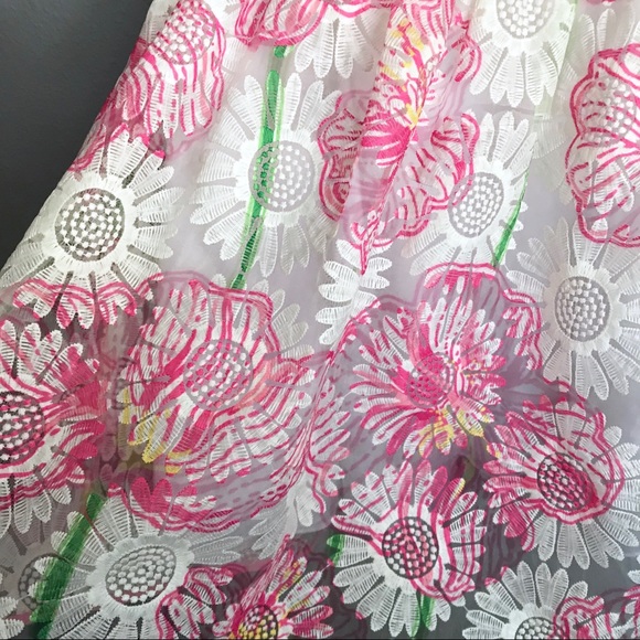 Lilly Pulitzer Darcelle Floral Embroidered Dress - Picture 5 of 7